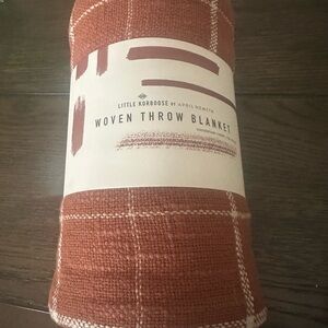 Woven Throw Blanket - Warm Rust